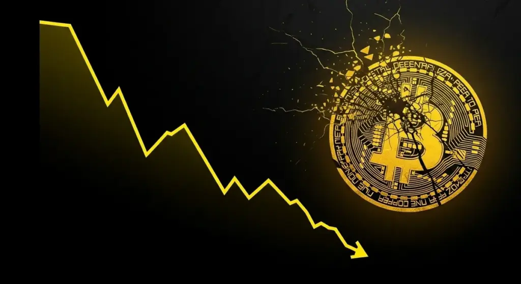 ビットコイン大暴落の瞬間