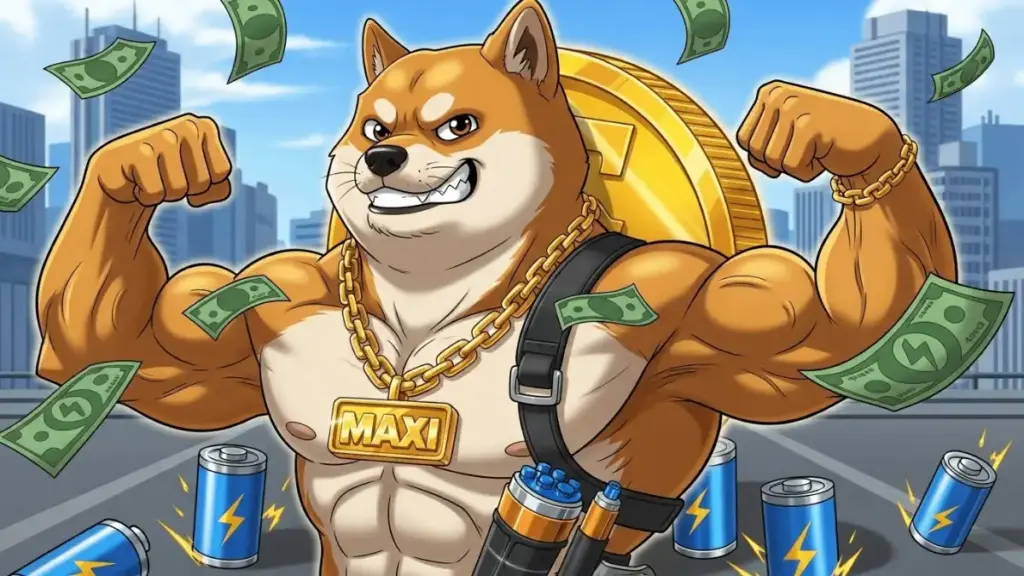 筋トレしてマッチョになったドージ犬