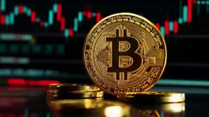 ビットコインとチャートのイメージ