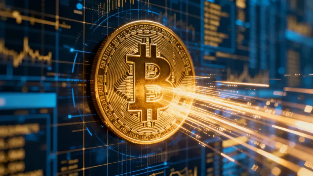 Bitcoin Hyperの革新的なレイヤー2技術と市場のダイナミズムを象徴するイメージ