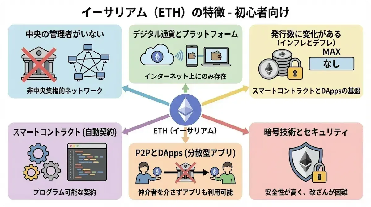 暗号通貨とは？仕組みや特徴を図解を用いてわかりやすく解説