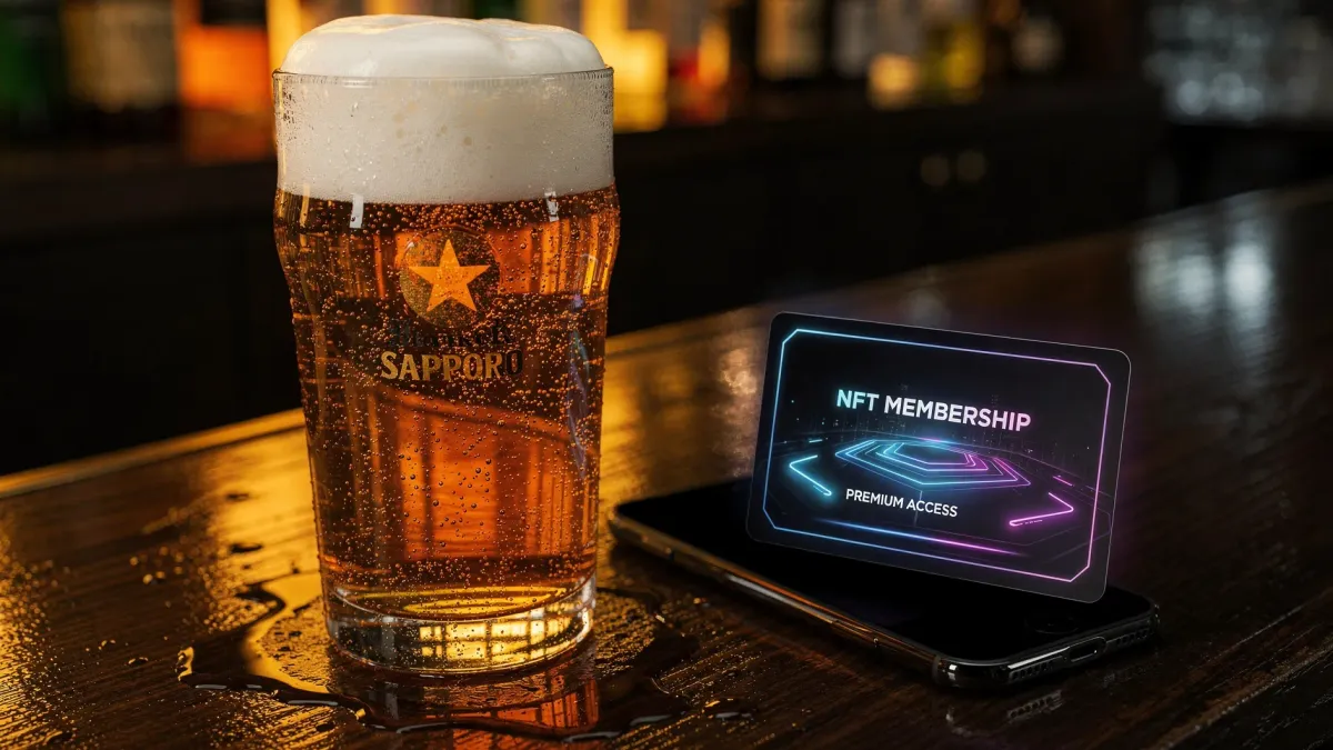 サッポロ×SBI、共同でNFT企画スタート｜銀座バーでデジタル体験