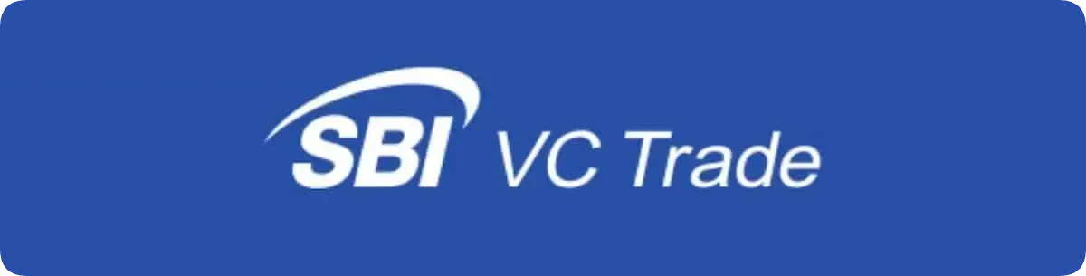 SBI VC Tradeの公式サイトのヘッダー内ロゴ