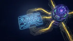 VisaのAIエージェント向け自律決済ツールを象徴する画像