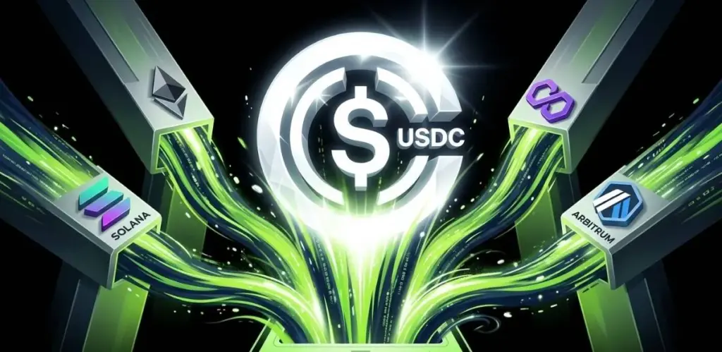 Cash AppがUSDC決済を導入し、4つのチェーンに対応するイメージ