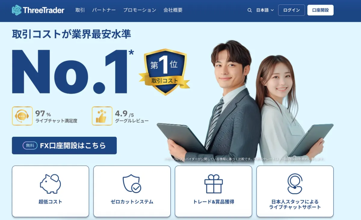 ThreeTrader公式サイト