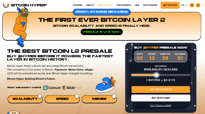 1. Apsilankykite oficialioje $HYPER išankstinės prekybos svetainėje