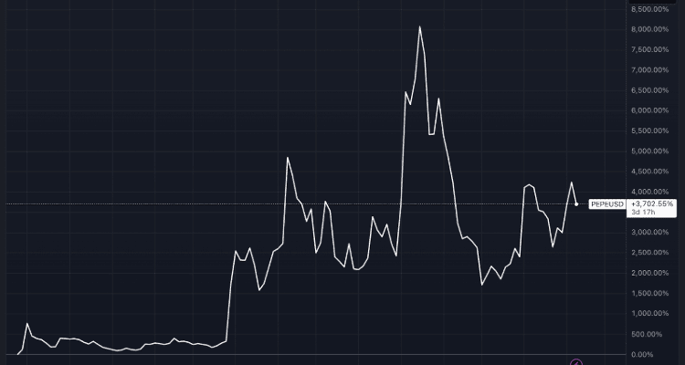 Memecoin atnešę dosnią grąžą