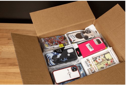 mystery box z telefonami