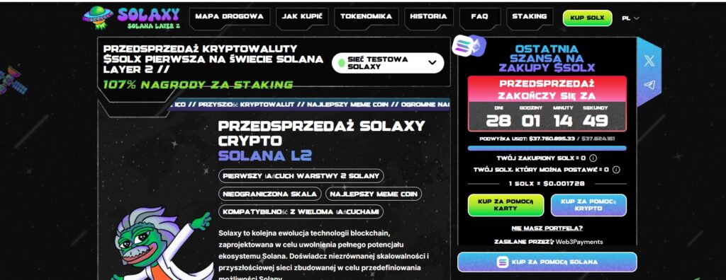 solaxy ticker