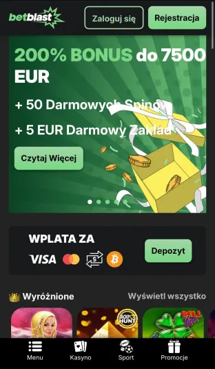 Betblast strona główna