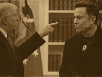 Trump kontra Musk: akcje Tesli spadają, niektóre memecoiny szybują w górę