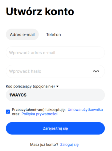 bingx rejestracja