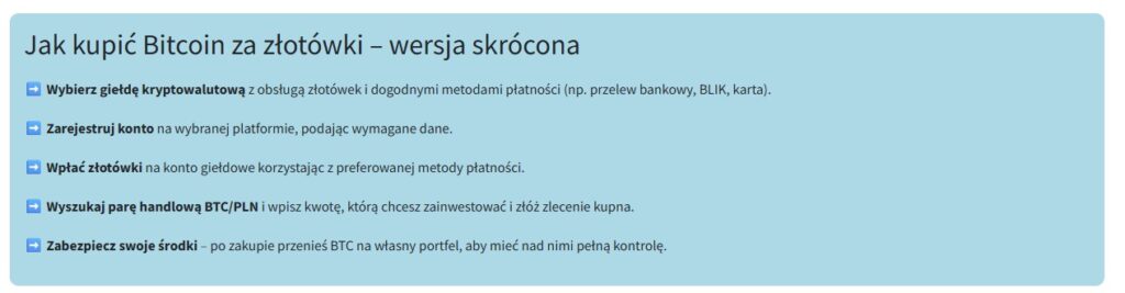 Jak kupić Bitcoin za złotówki (PLN)?