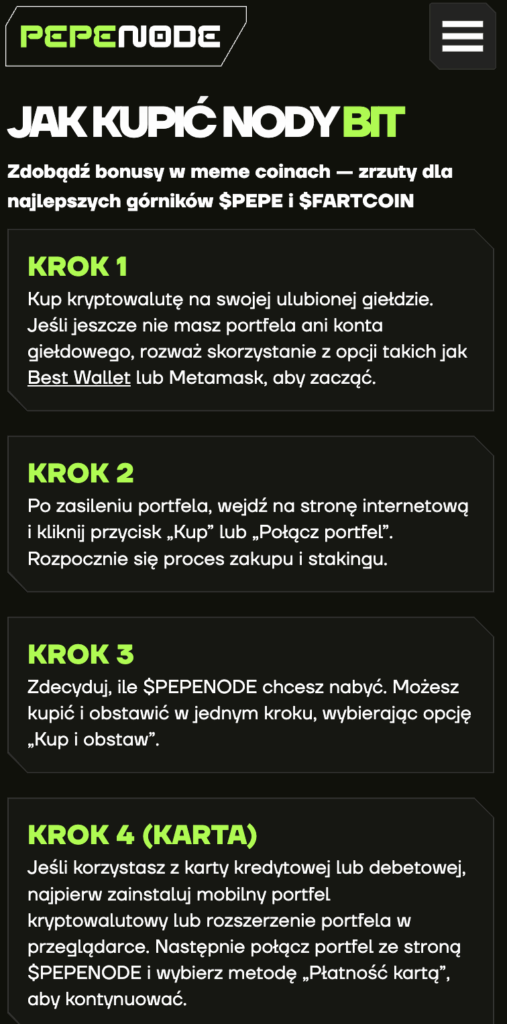 jak kupic nody pepenode