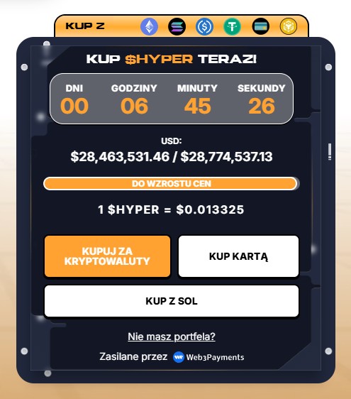 Jak kupić Bitcoin Hyper krok po kroku?