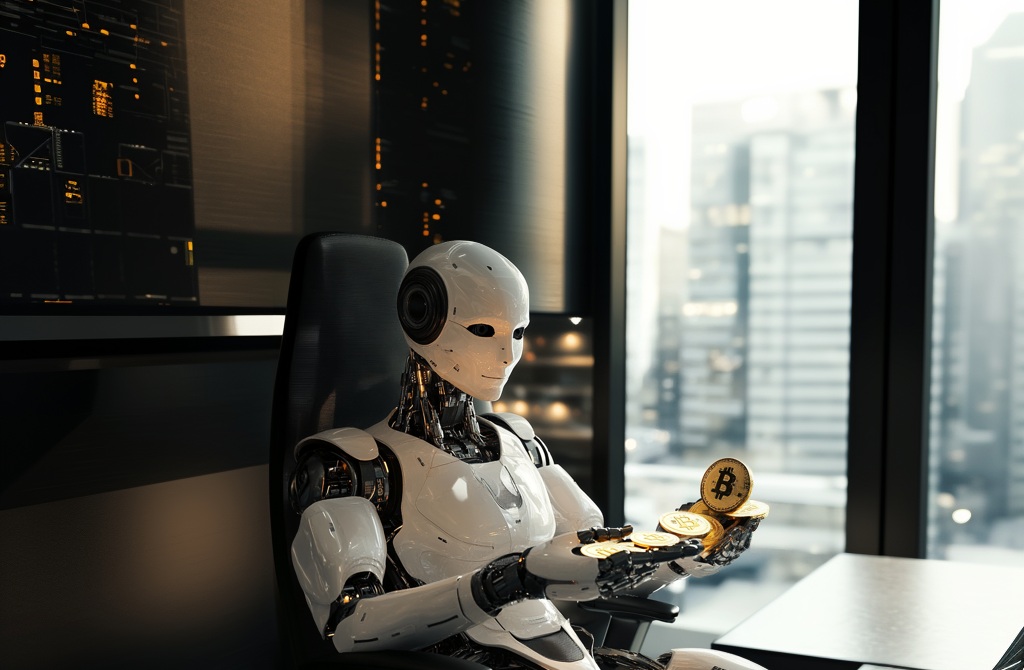 robot ai kryptowaluty crypto sztuczna inteligencja Bitcoin