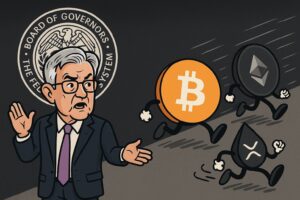 kryptowaluty Bitcoin Ethereum XRP Fed Jerome Powell