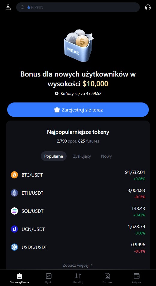 mexc giełda kryptowalut krypto