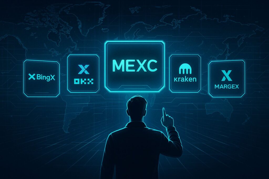 najlepsze giełdy kryptowalut mexc bingx kraken margex okx krypto