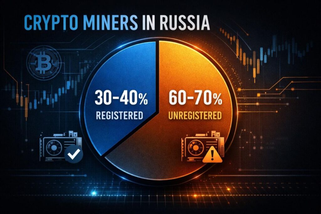 Rosja rejestracja górników kryptowalut