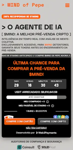 Mind of Pepe Token - ico drops com potencial