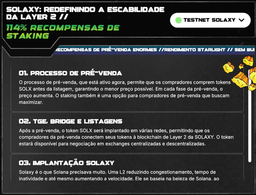 Roadmap de Solaxy - Que preço pode atingir