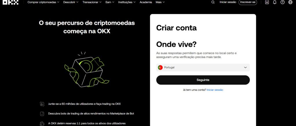 bónus OKX de Bitcoin grátis