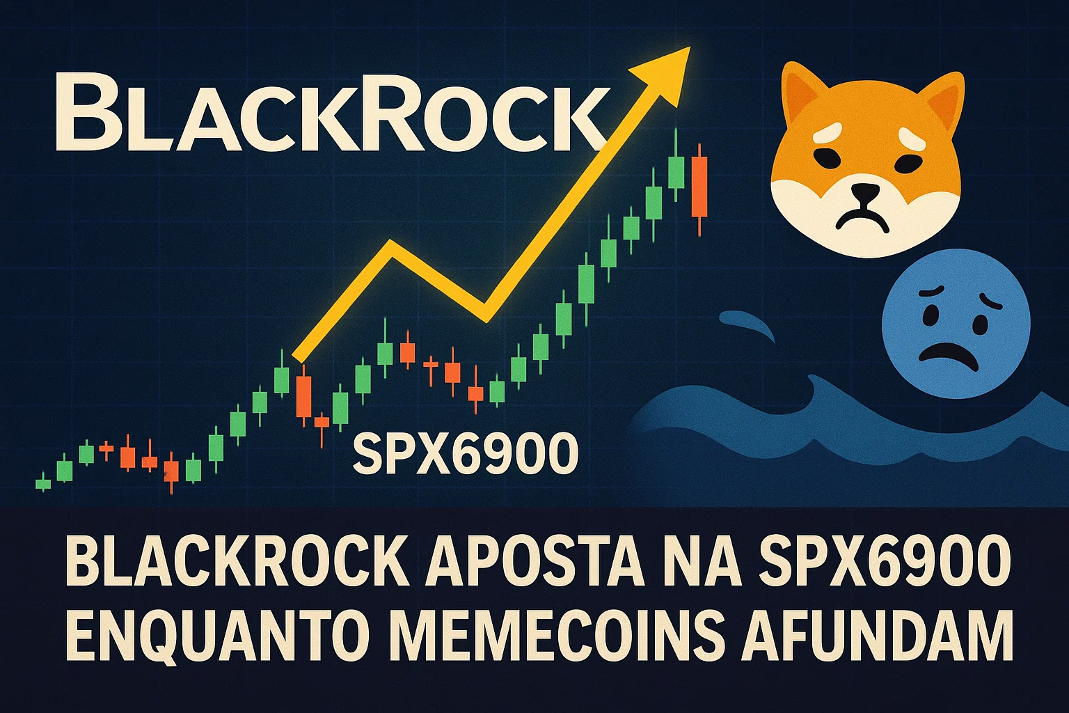 BlackRock Aposta na SPX6900 Enquanto Memecoins Afundam