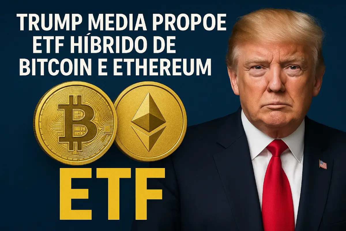 Trump Media avança com ETF híbrido de Bitcoin e Ethereum na NYSE Arca