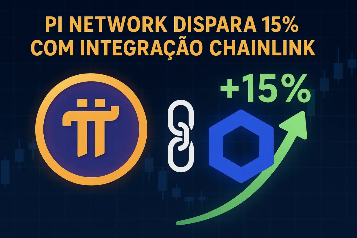 Pi Network Dispara 15% com Integração Chainlink: DeFi ao Alcance de 60 Milhões de Utilizadores