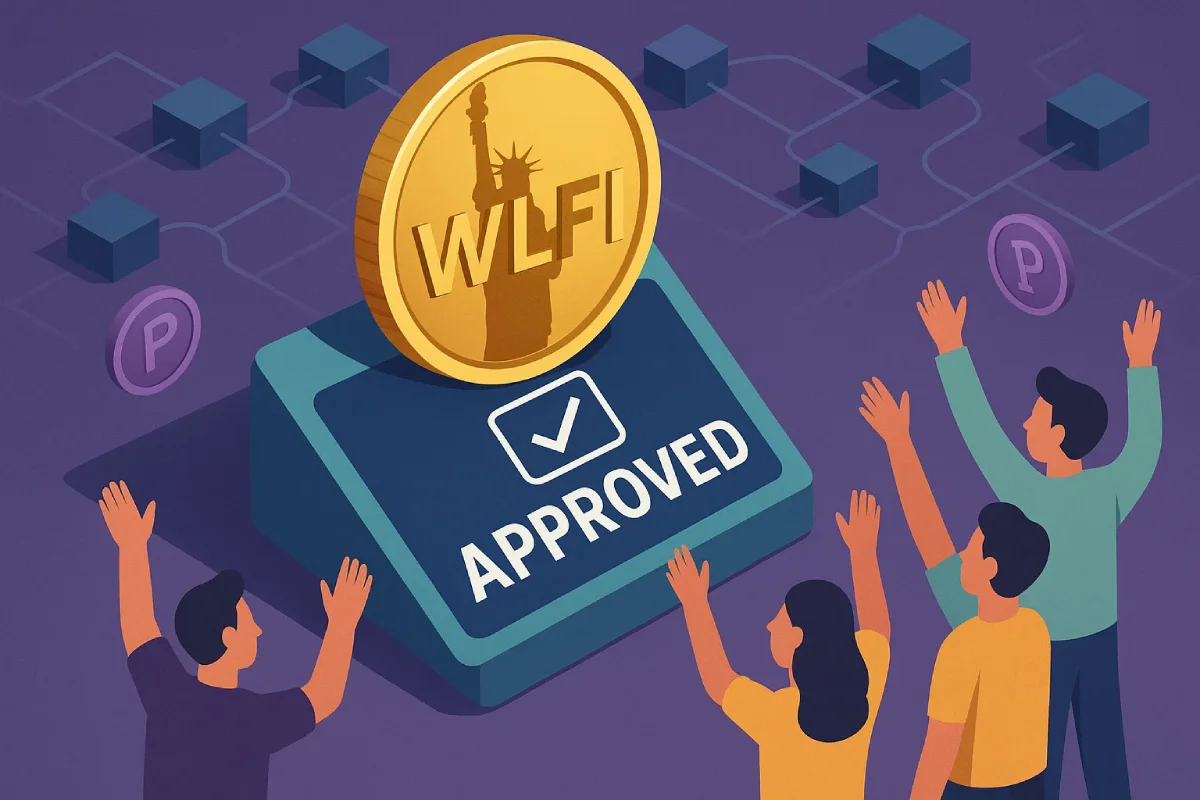 Tokens WLFI aprovados para negociação com apoio de 99,94% da comunidade
