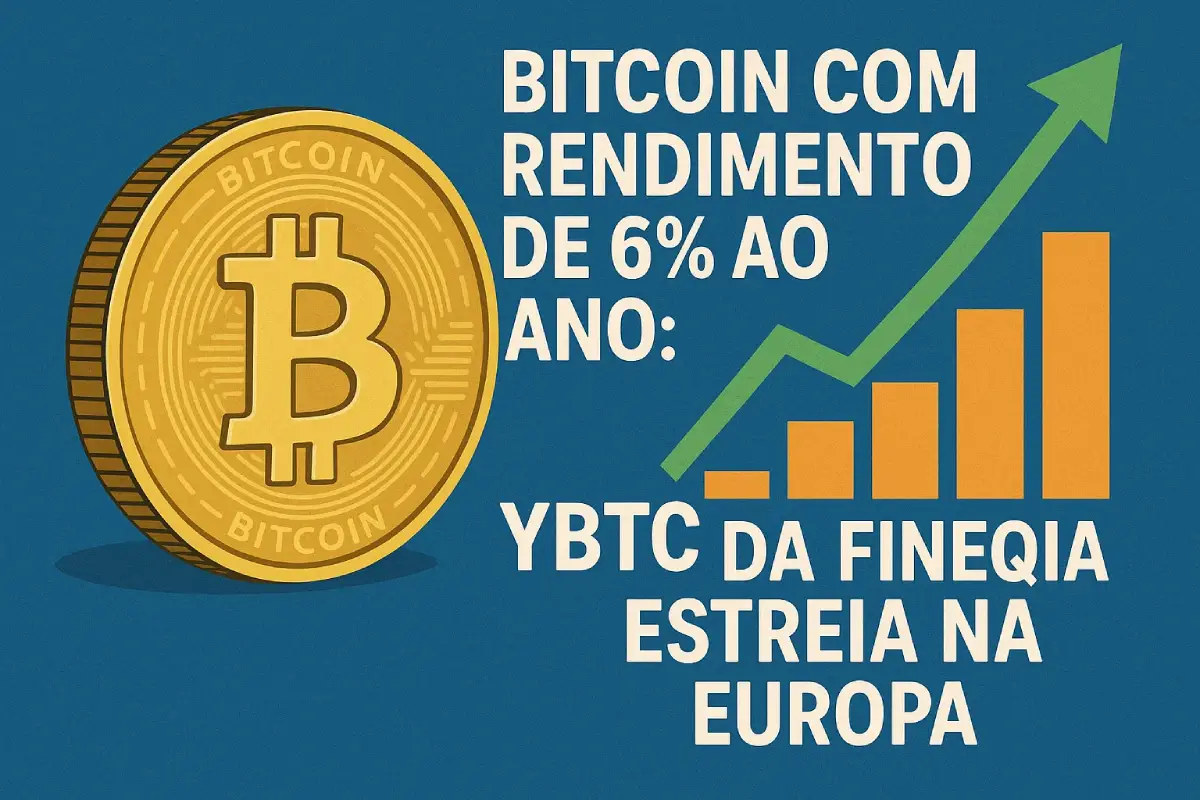 Bitcoin com rendimento de 6% ao ano: YBTC da Fineqia estreia na Europa