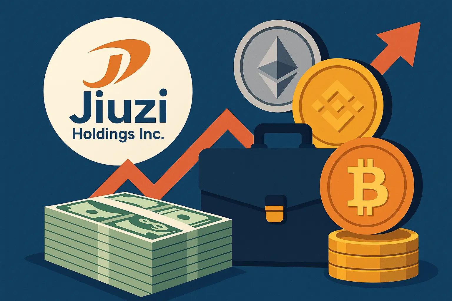 Jiuzi Holdings, plano de mil milhões dólares em BTC, ETH e BNB - CryptoDnes  Portugal