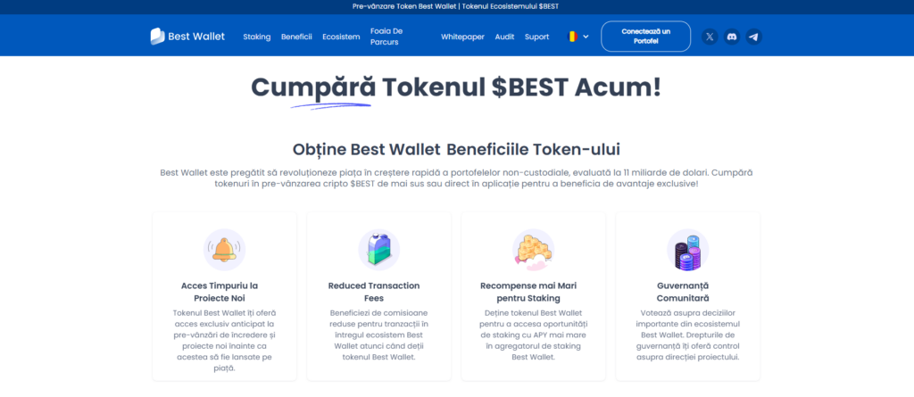 Best Wallet Token - beneficii presale
