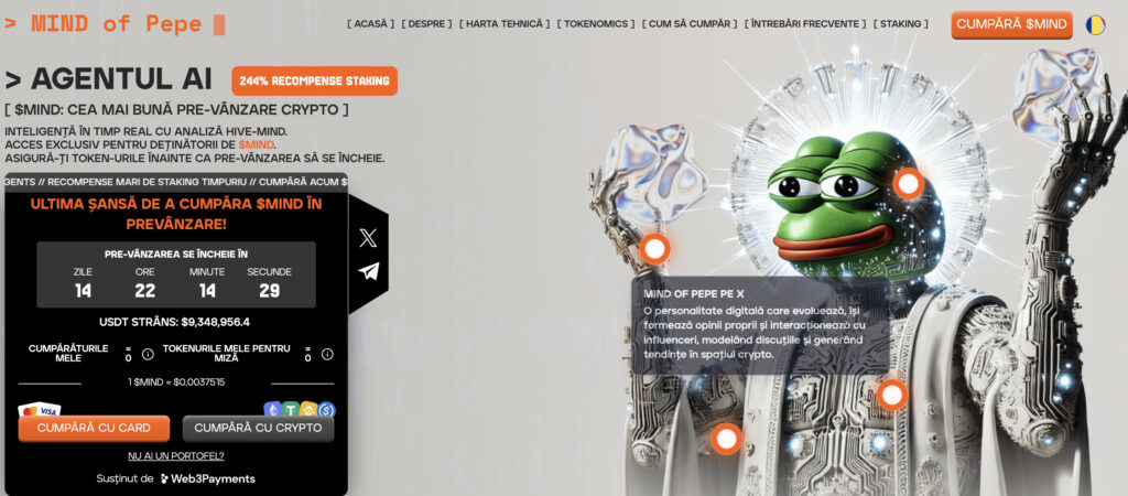 Mind of Pepe - criptomonede noi