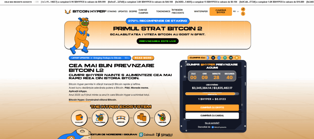 Bitcoin Hyper pagina de presale