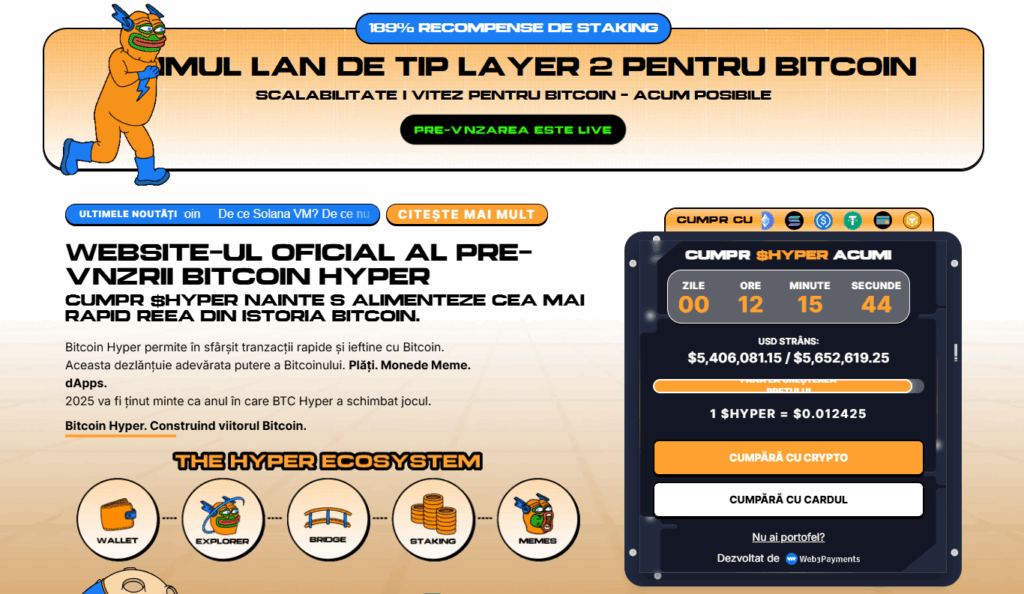 Bitcoin Hyper pagina de presale