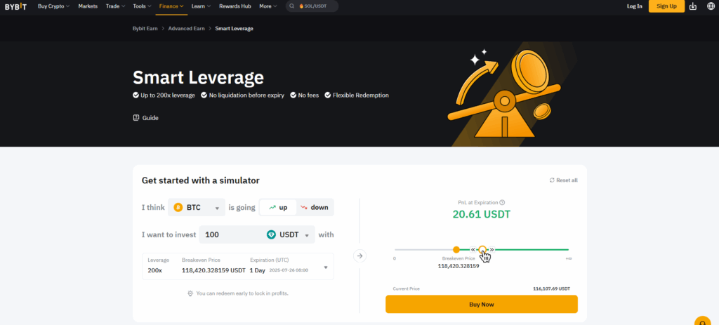 ByBit - platformă pentru leverage trading