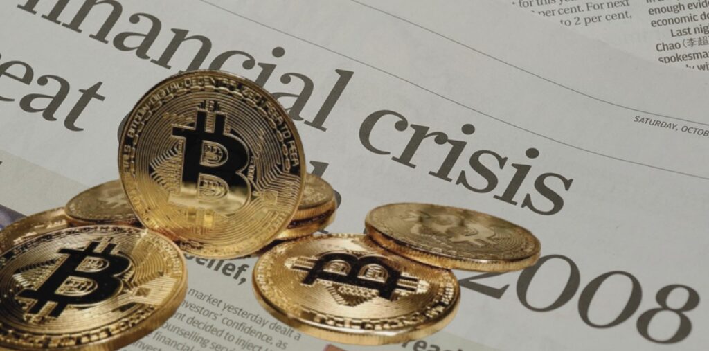 Criza financiară din 2008 și apariția Bitcoin