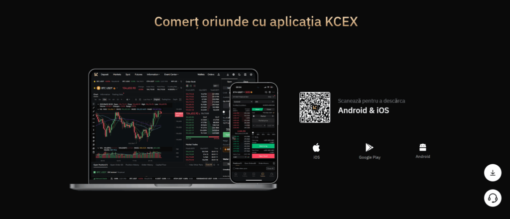 KCEX - platformă pentru leverage trading