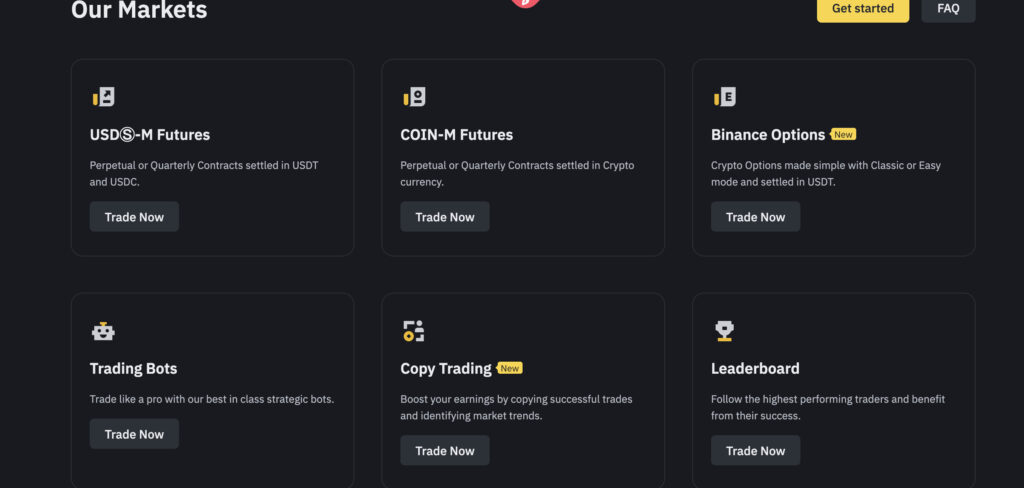 Binance - bitcoin futures trading