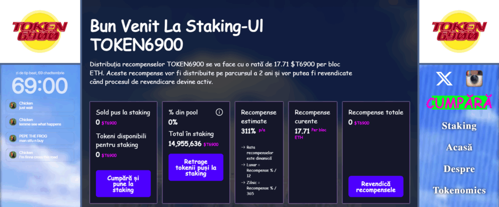 TOKEN6900 - staking