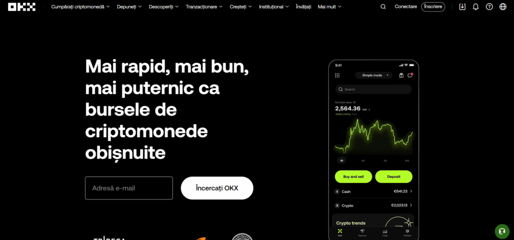 OKX - platforma de crypto futures