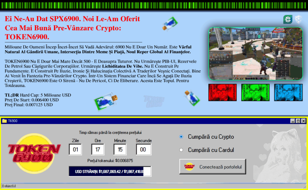 TOKEN6900 pagina de presale