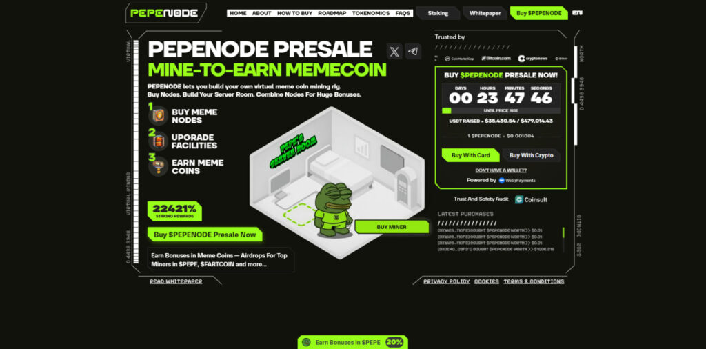 PEPENODE presale