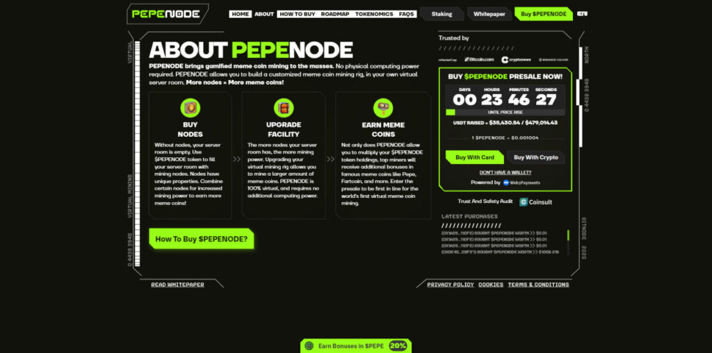 PepeNode despre proiect