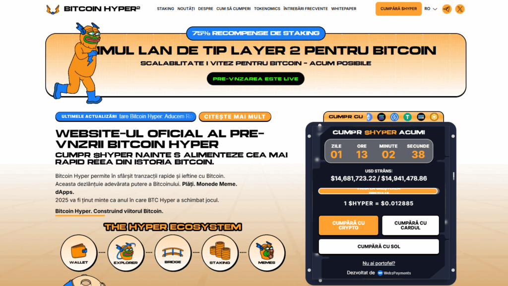 Bitcoin Hyper - pagina de presale