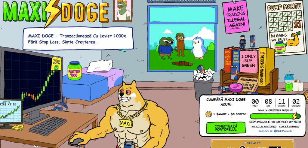 Maxi Doge pagina de presale