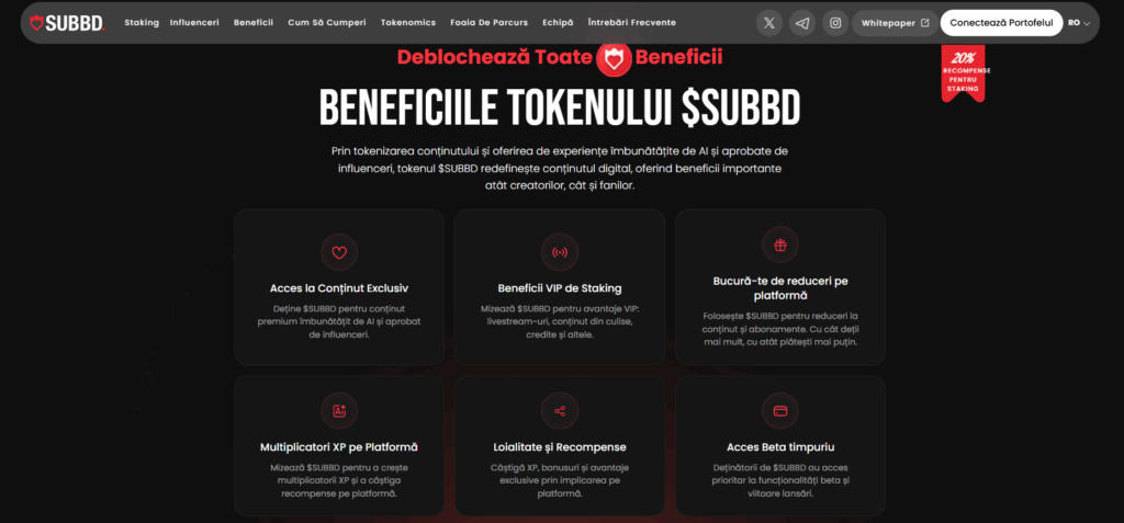 SUBBD beneficii